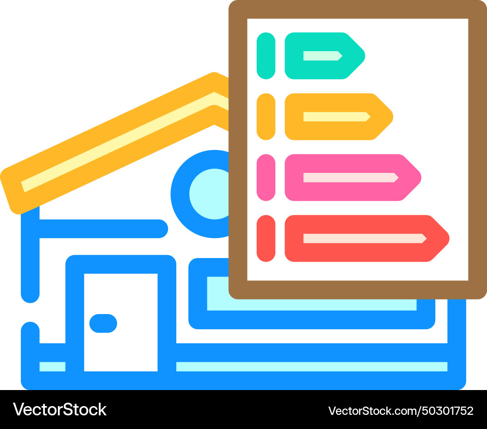 Building energy efficient color icon Building energy efficient color icon vector image
