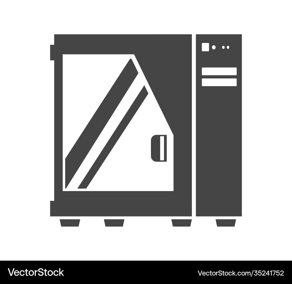 Computer System Case Tower vector image