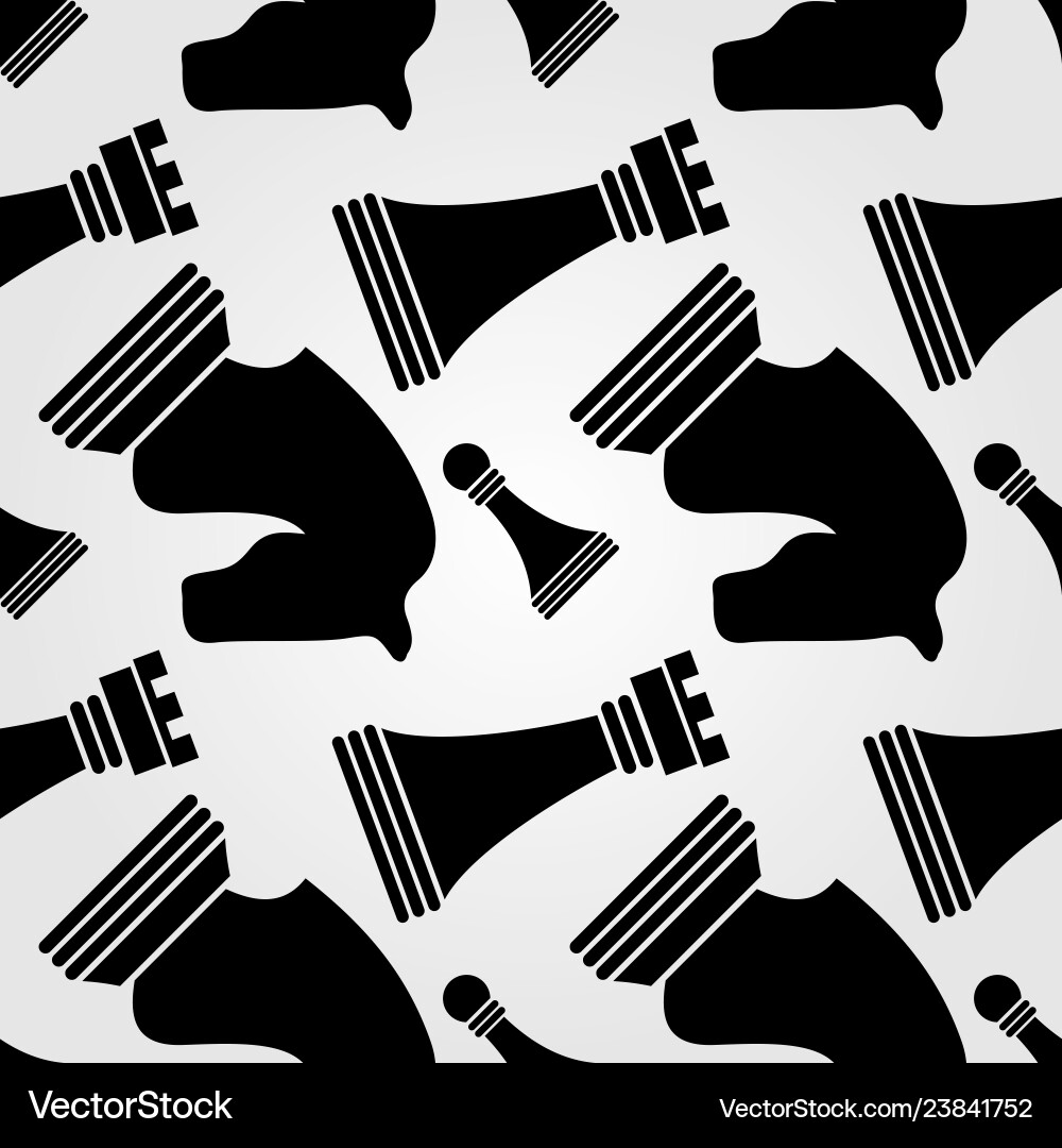 Seamless pattern with chess pieces Vector Image