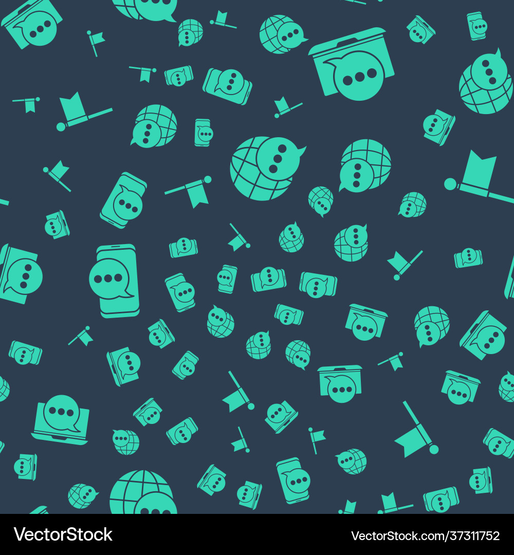 Set world map made from speech bubble chat Set world map made from speech bubble chat vector image