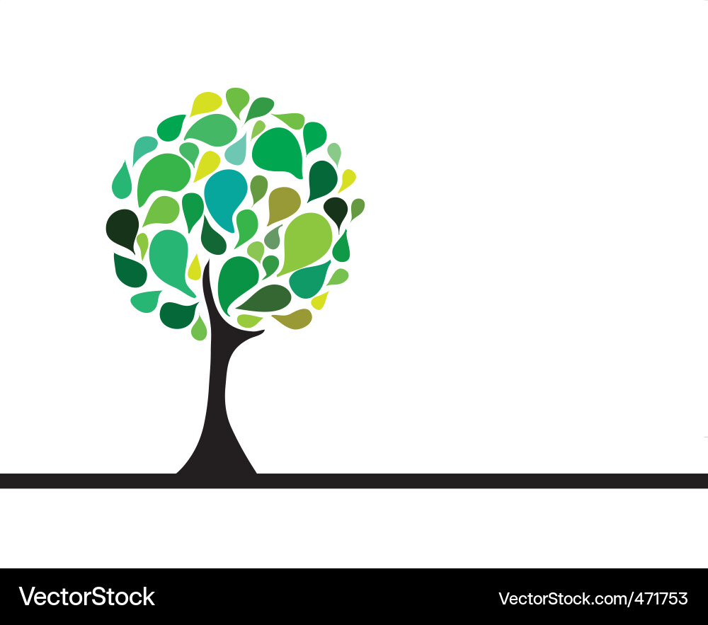 Green Tree Symbol (471753) – Royalty-Free Vector | VectorStock