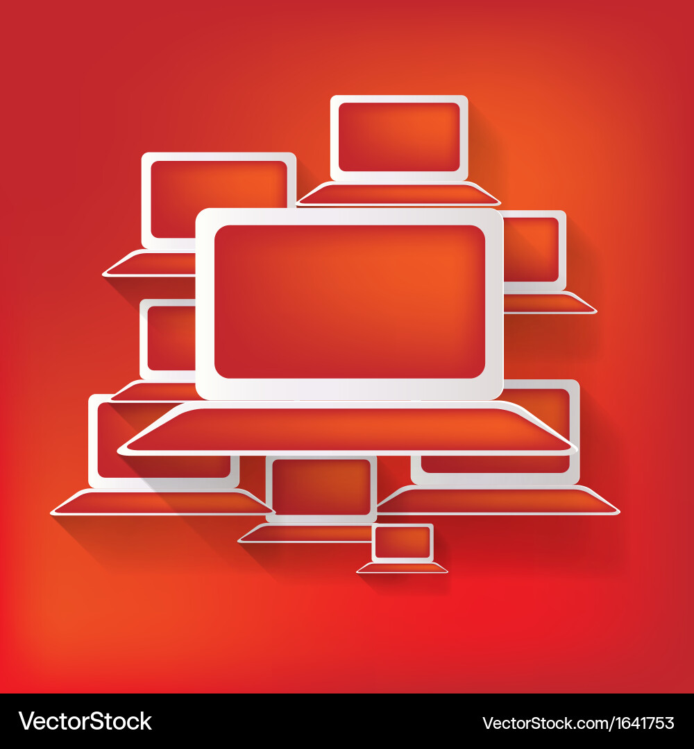 Notebook web iconflat design vektorbild