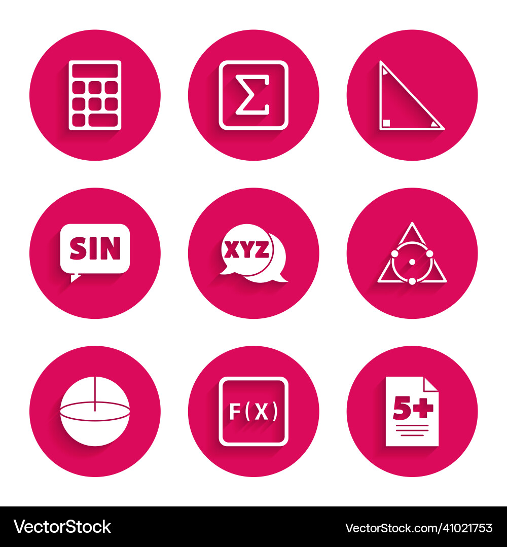 Set xyz coordinate system function mathematical Set xyz coordinate system function mathematical Vector Image