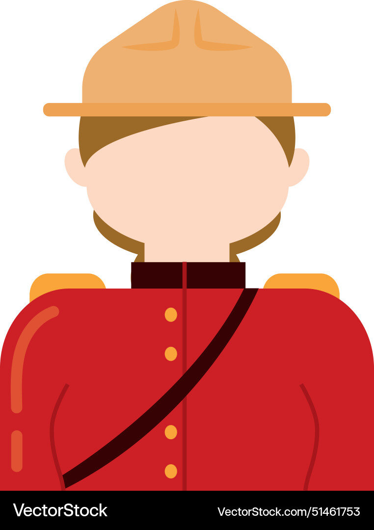 Weibliche Ranger Waldzeichen-Symbol Lizenzfreier Vektor