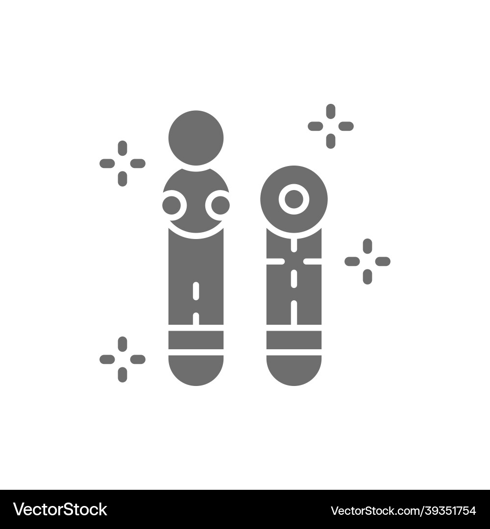 Move motion controller joystick gamepad grey Move motion controller joystick gamepad grey vector image