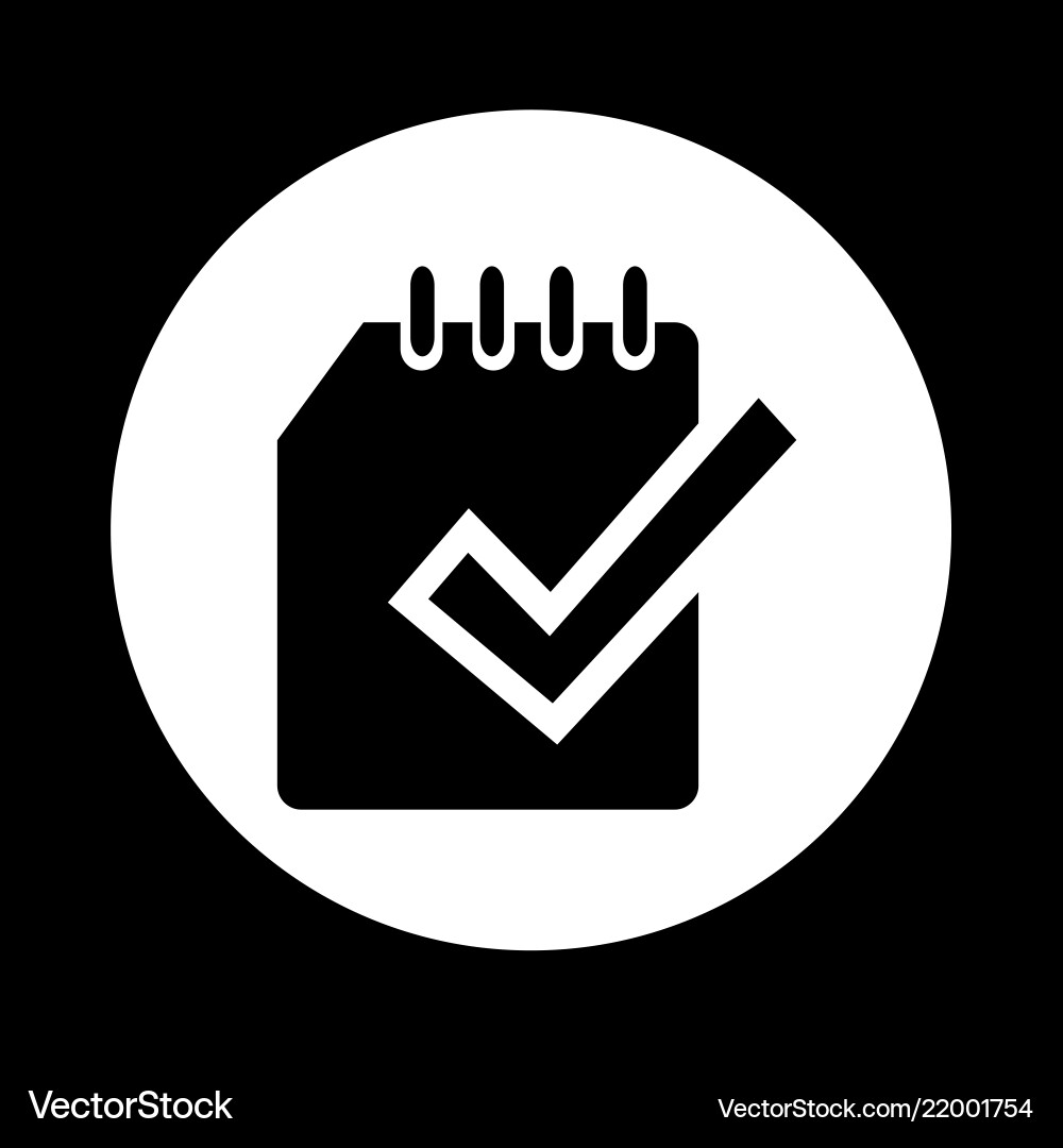 Notebook icon Vector Image