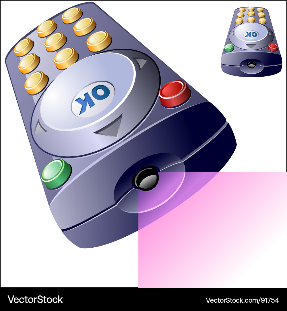 Remote Control Device vector image