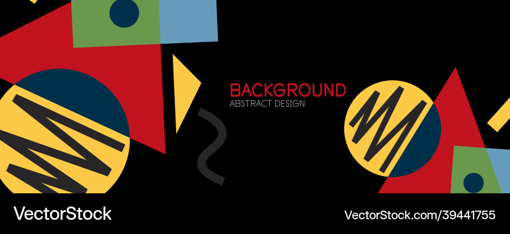 Abstract background blocks lines triangles Abstract background blocks lines triangles vector image