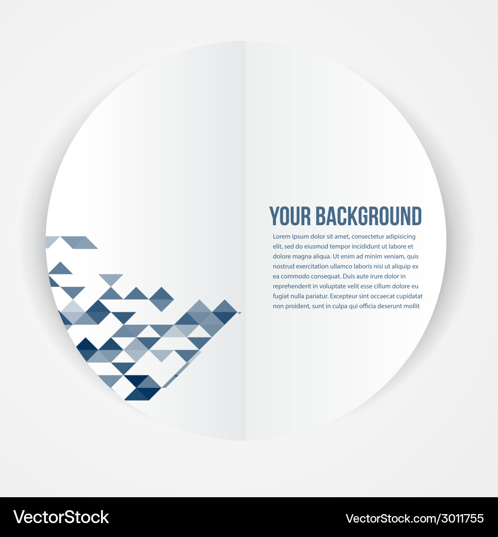 Abstract circles template web design Vector Image