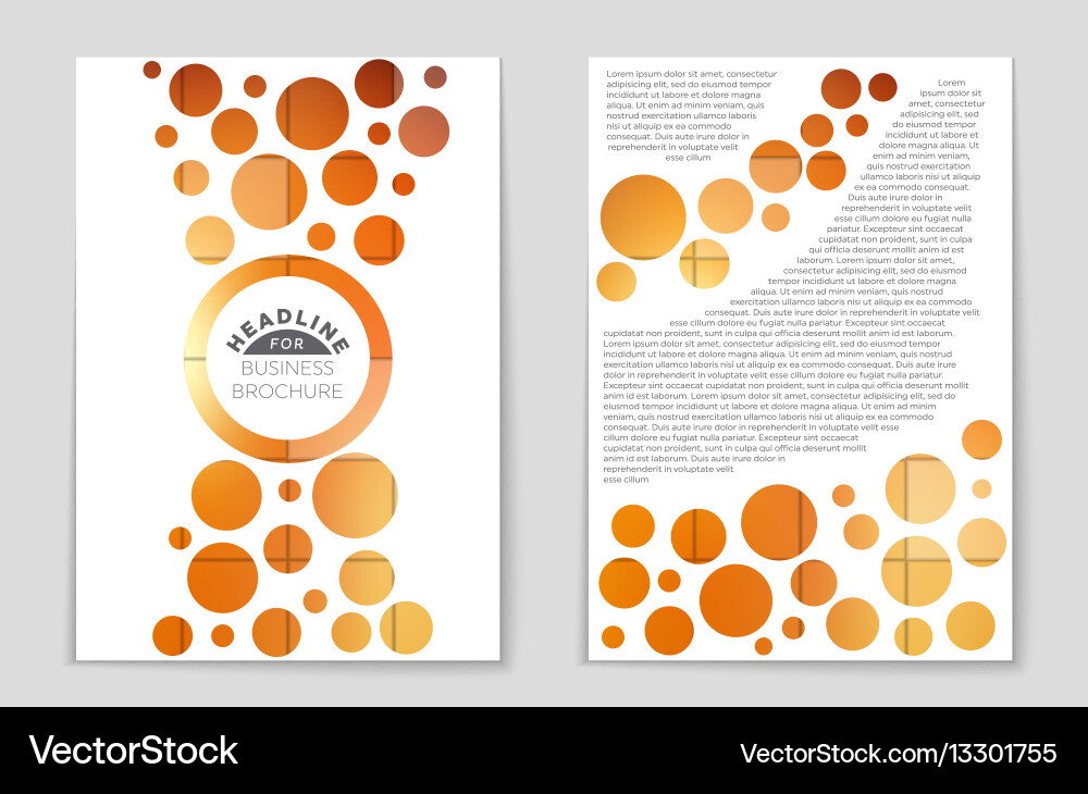 Abstract layout background set for art Vector Image