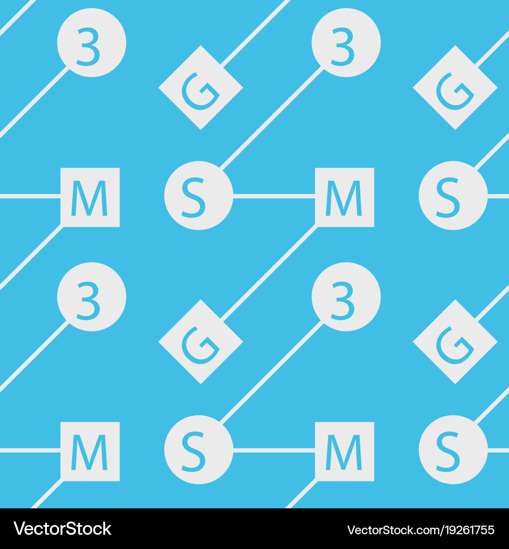 Abstract system typography coded seamless pattern vector image