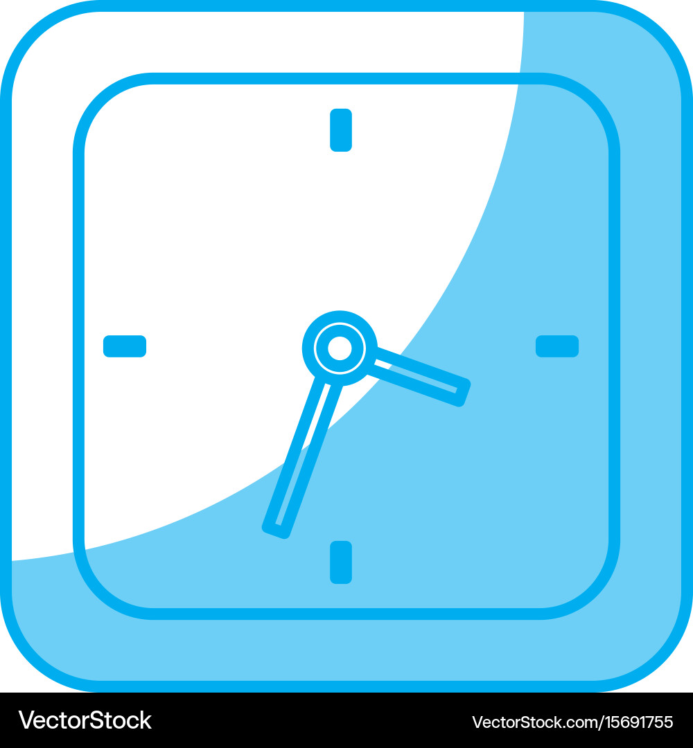 Clock icon image Vector Image