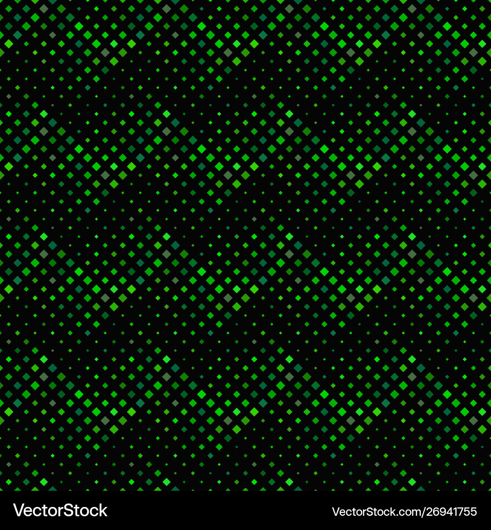 Dark green abstract seamless square pattern Vector Image