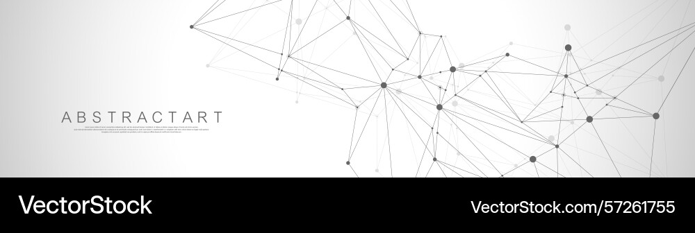 Global network connection concept big data Vector Image