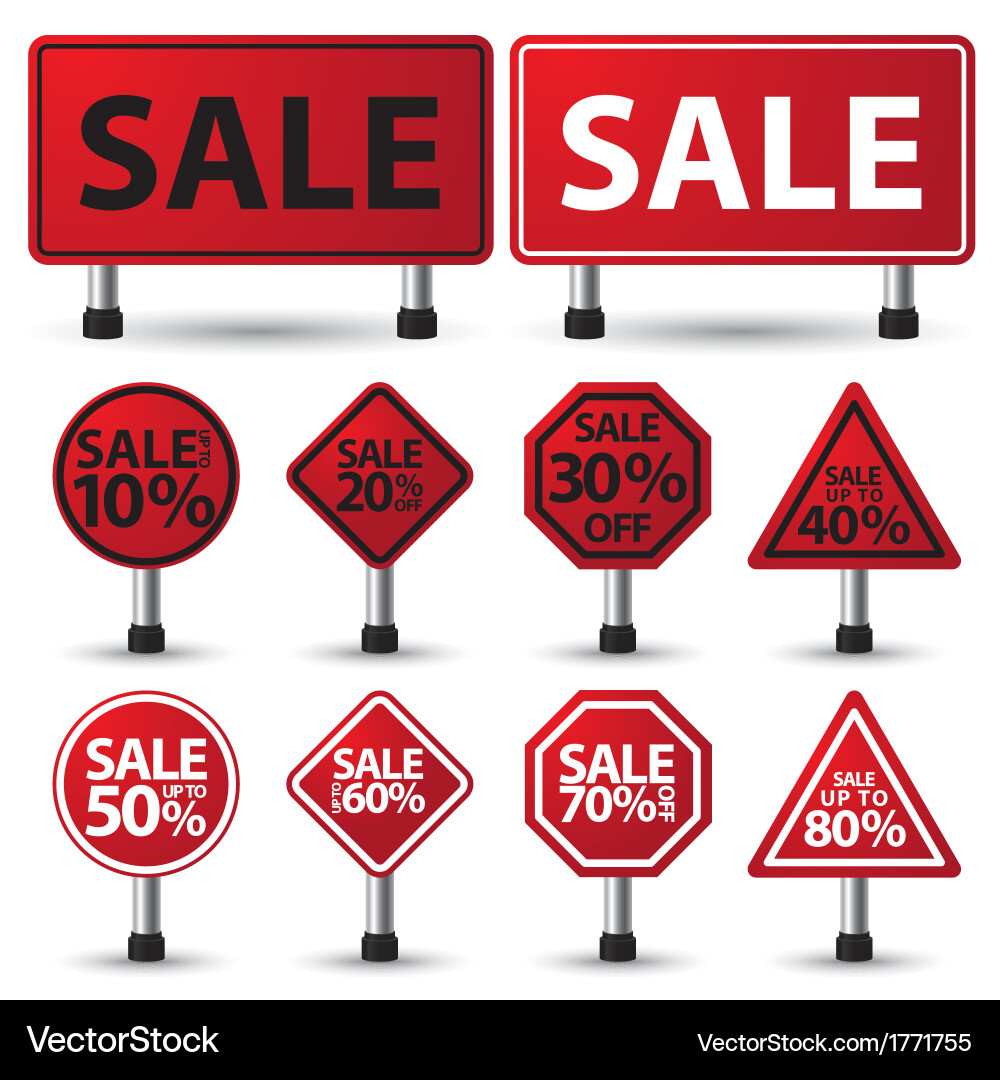 Sale sign Vector Image