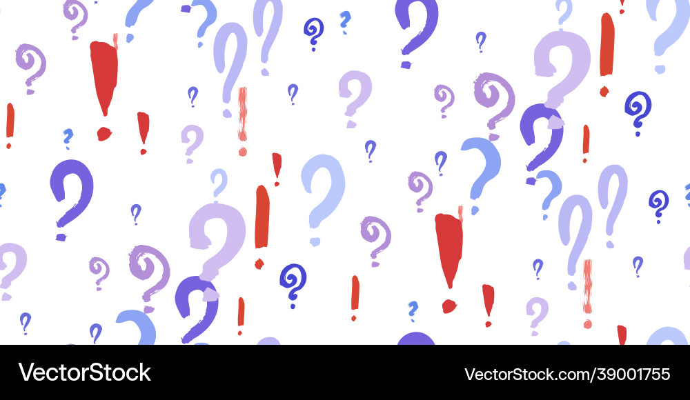 Seamless pattern doodle punctuation marks Seamless pattern doodle punctuation marks vector image