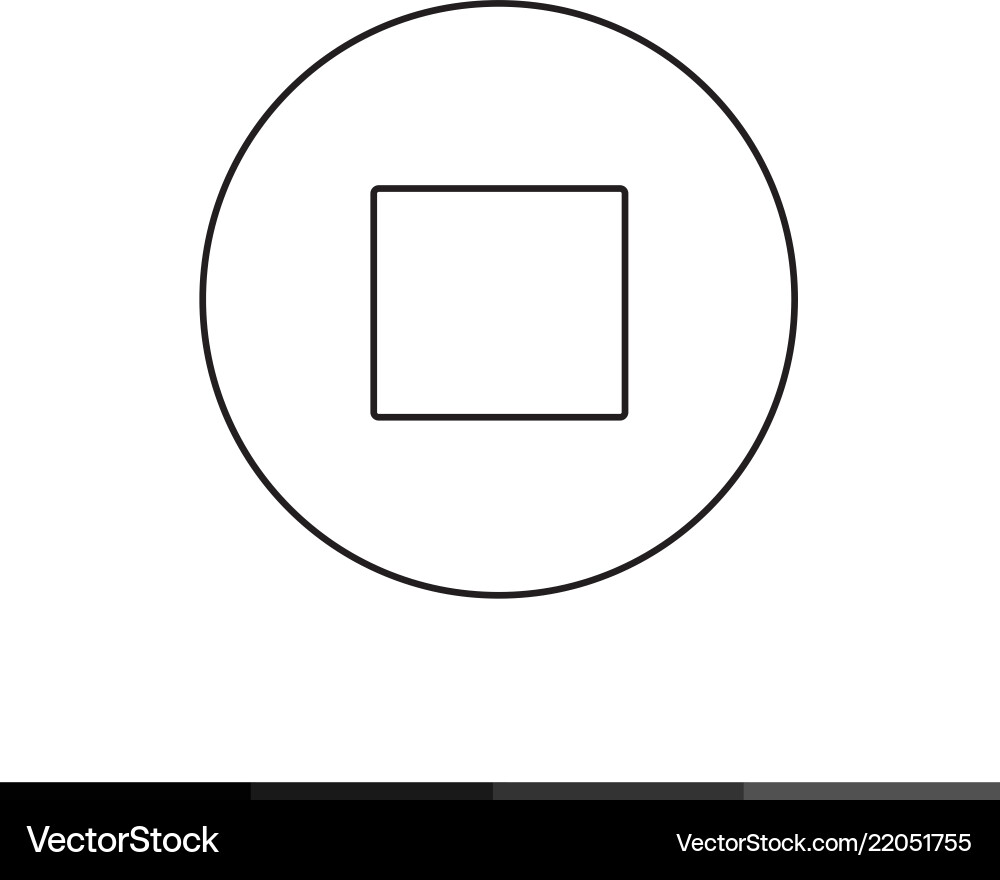 Stopplaypause web icon design vector image