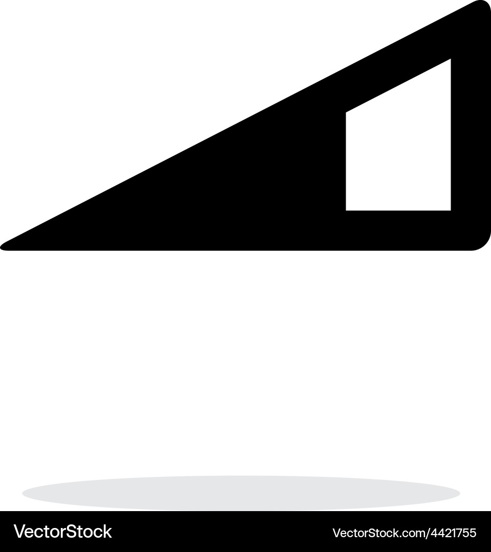 Volume control indicator icon on white background vector image