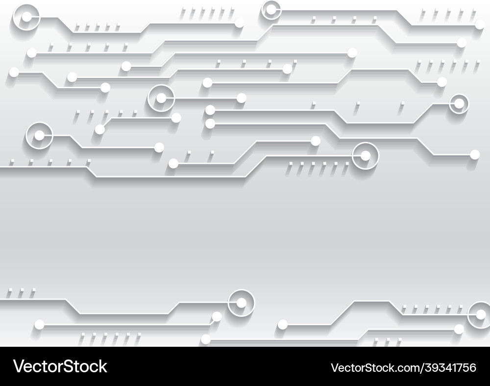 Circuit technology background with hi-tech Circuit technology background with hi-tech vector image