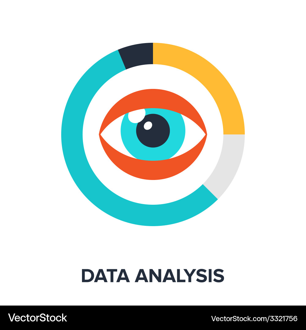 Data Analysis Concepts vector image