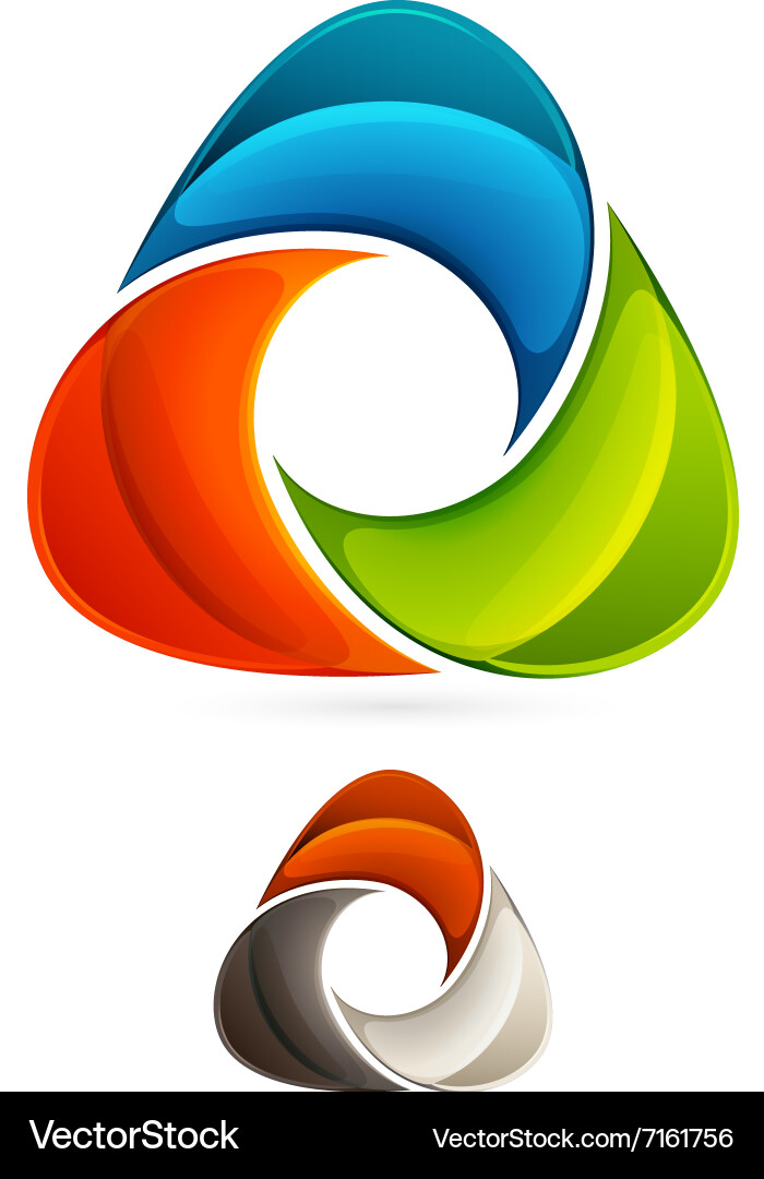 Infinite Loop Logo Vector Image