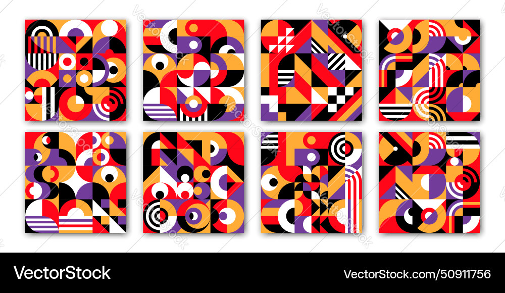 Modern abstract geometric pattern backgrounds Modern abstract geometric pattern backgrounds vector image