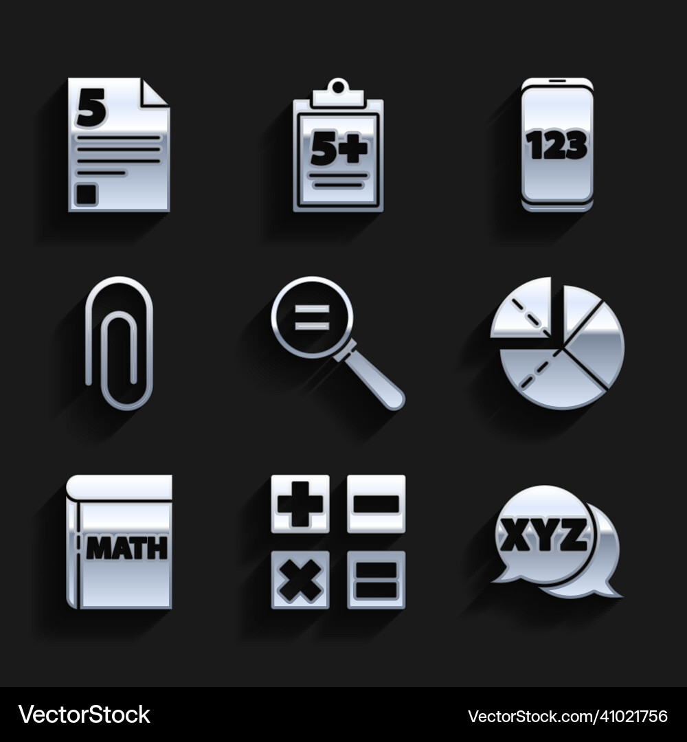 Set calculation calculator xyz coordinate system Set calculation calculator xyz coordinate system vector image