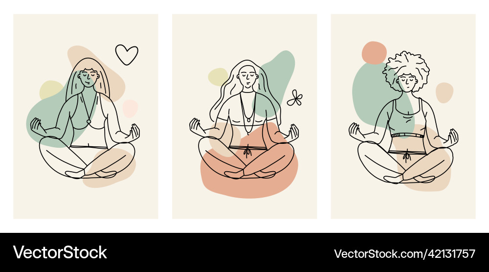 A set of in the style line A set of in the style line Vector Image