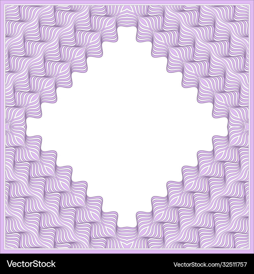 Abstract border with distortion effect Abstract border with distortion effect vector image