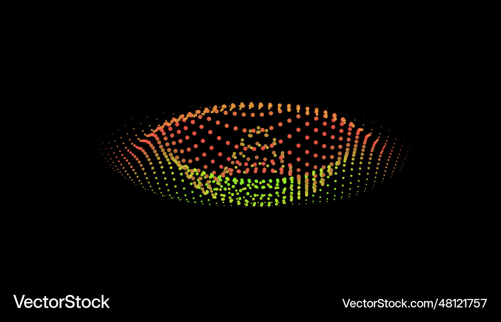 Abstrakte Wellenform Netz pulsierende Lochpunkte Knoten Abstrakte Wellenform Netz pulsierende Lochpunkte Knoten vektorbild