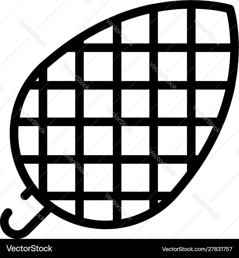 Cedar cone icon outline style Cedar cone icon outline style Vector Image