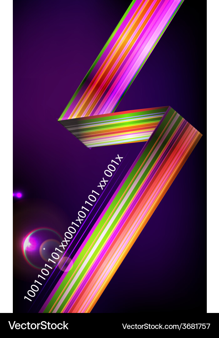 Designed abstract light background with technology vector image