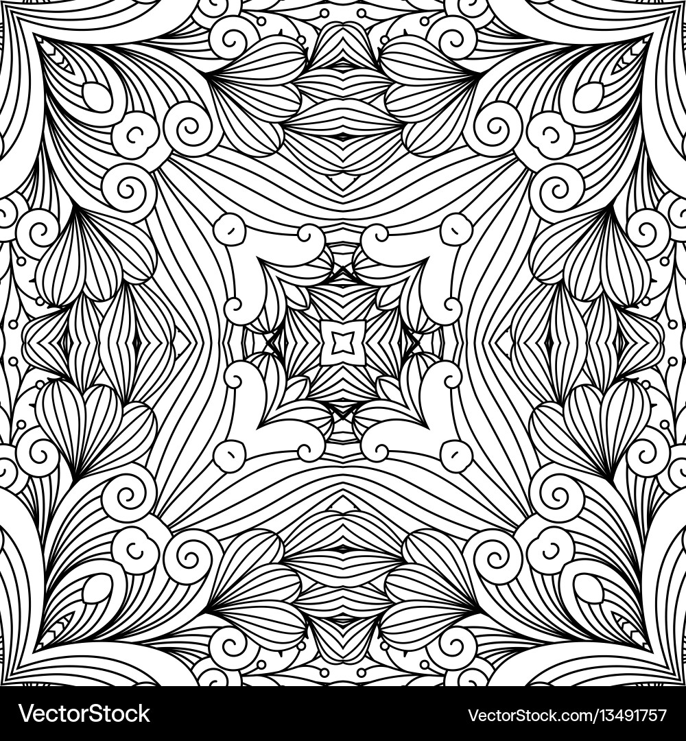 Intricate Swirl Pattern vector image