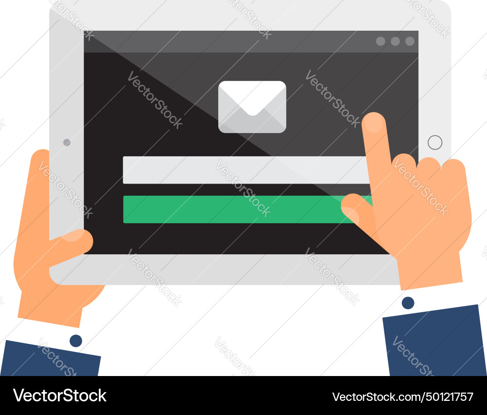 Join web page entering authentication data Join web page entering authentication data vector image