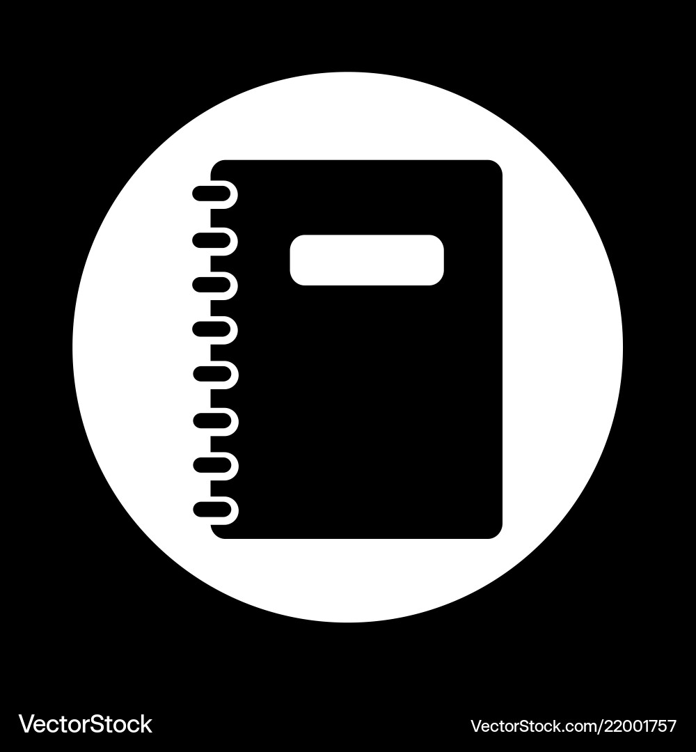Notebook icon Vector Image