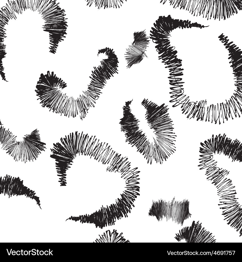 Seamless smooth pattern vector image