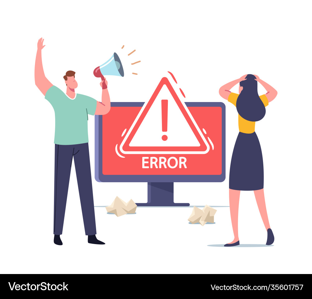 System work error 404 maintenance page not found System work error 404 maintenance page not found vector image
