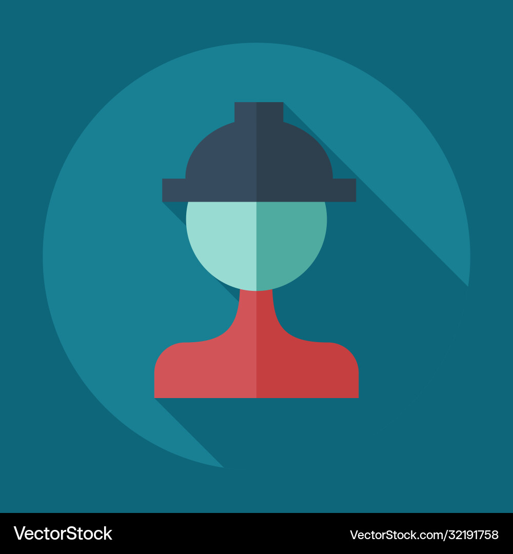 Flat modern design with shadow icons builder Vector Image