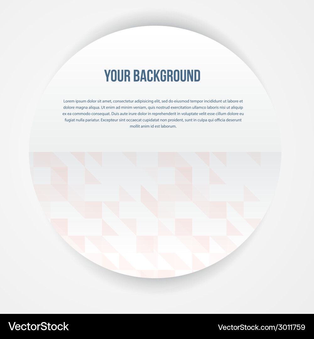 Abstract circles template web design vector image