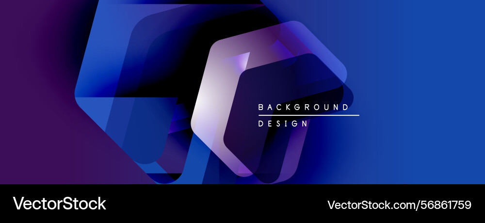 Abstract geometric shapes overlap creating Abstract geometric shapes overlap creating vector image