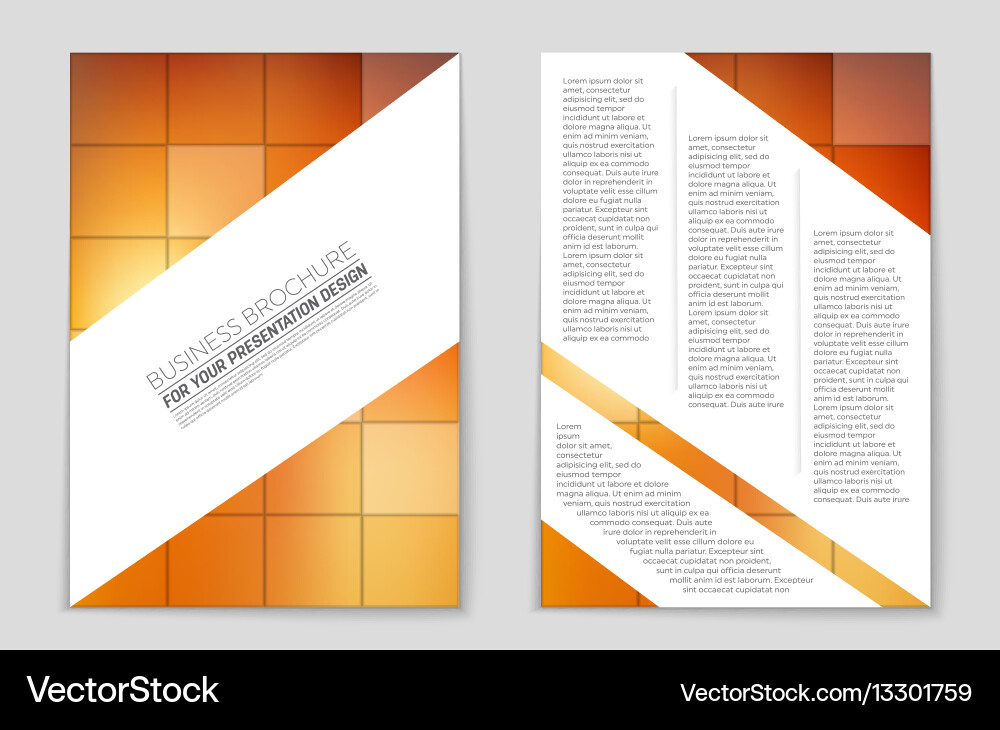 Abstract layout background set for art vector image