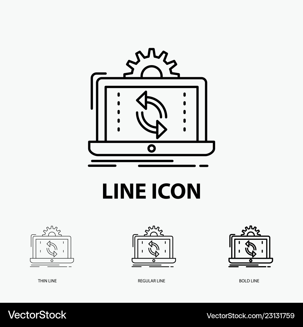 Data processing analysis reporting sync icon Data processing analysis reporting sync icon Vector Image