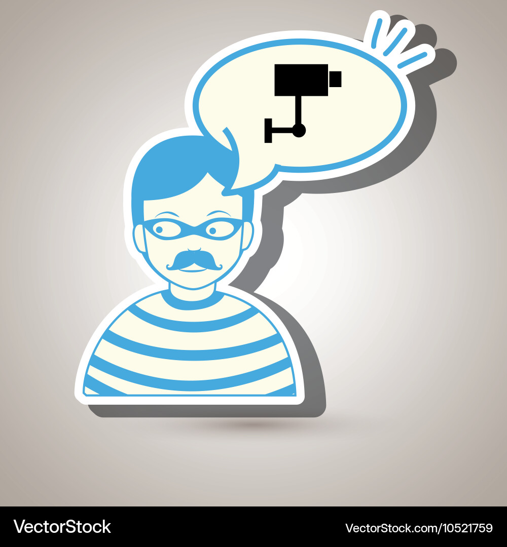 Hacker information app icon vector image