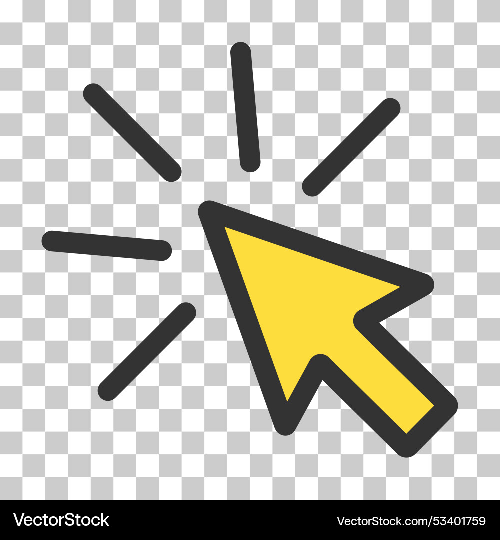 Klicken Sie auf Symbol Pfeil Maus Web-Taste Cursor digital Klicken Sie auf Symbol Pfeil Maus Web-Taste Cursor digital vektorbild