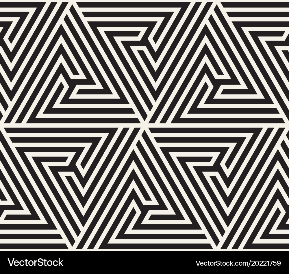 Modern Geometric Striped Pattern Vector Image
