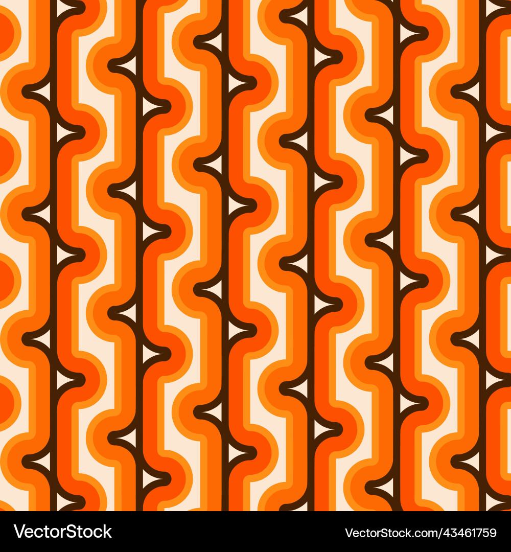 Retro abstract pattern background vector image