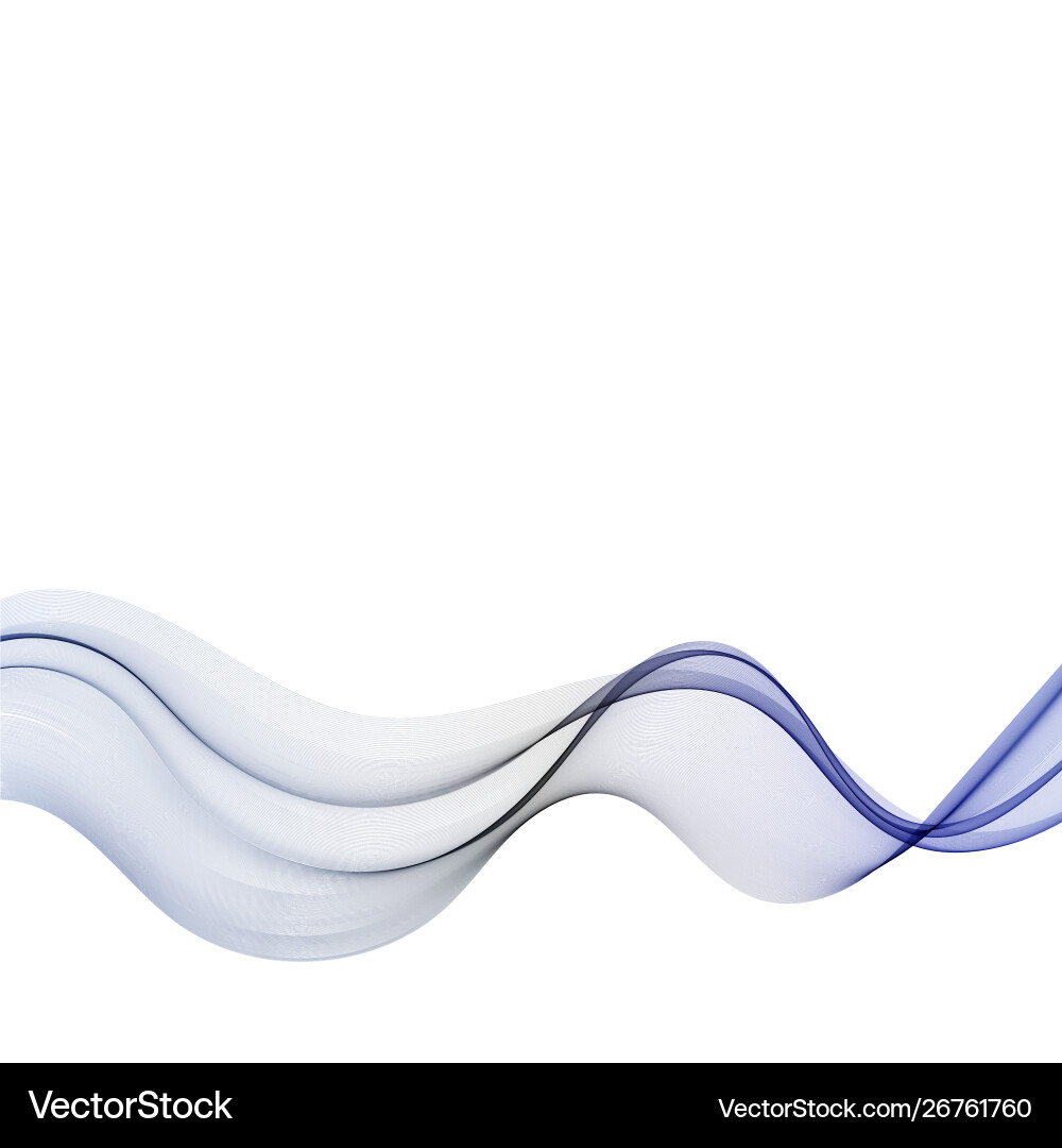 Abstract background with smooth blue wave Abstract background with smooth blue wave vector image