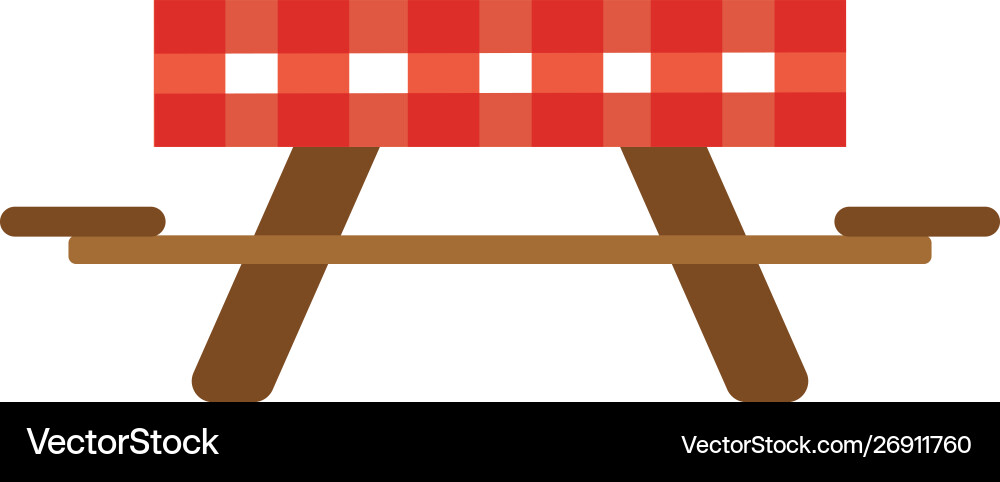 Abstract picnic object Vector Image
