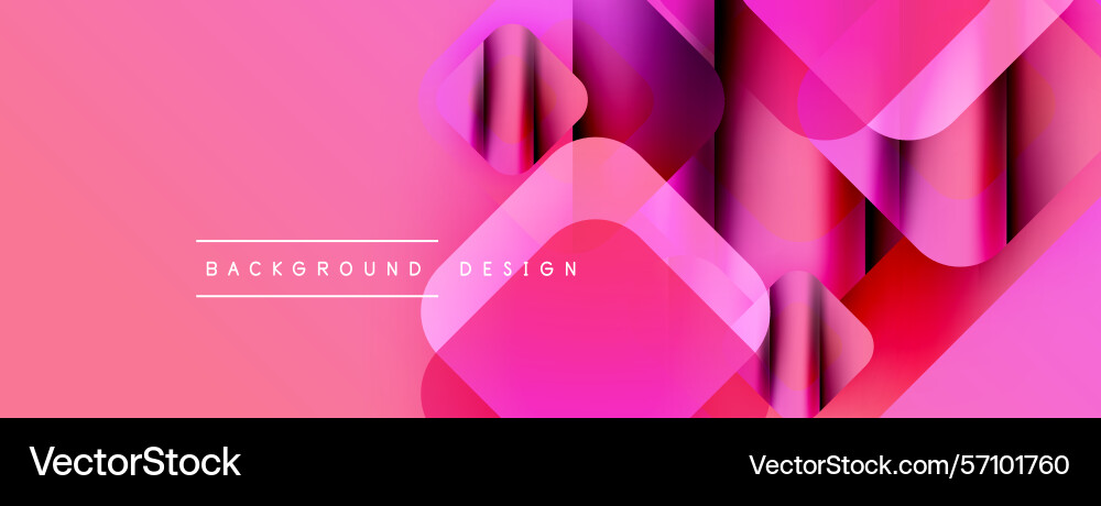 Abstract pink design features overlapping Abstract pink design features overlapping vector image