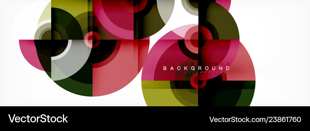Circular abstract background Vector Image